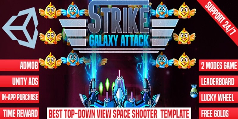 Strike Galaxy Attack Unity Template