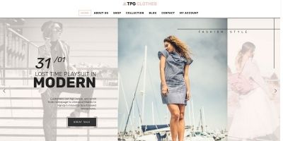 TPG Clothes WordPress Theme