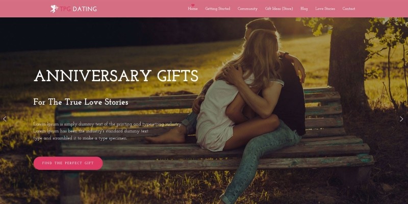 TPG Dating WordPress Theme