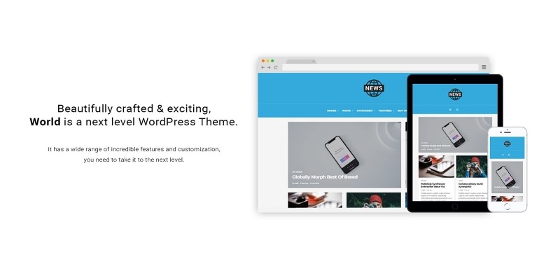 The World - Magazine News WordPress Theme