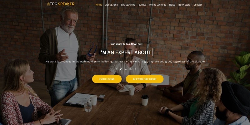 TPG Speaker - Conference WordPress Theme