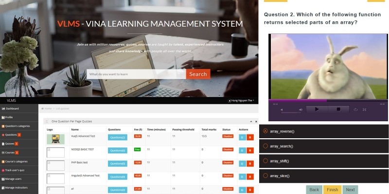 Vina Elearning Management System