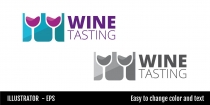 Wine Tasting Logo Screenshot 2