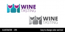 Wine Tasting Logo Screenshot 2