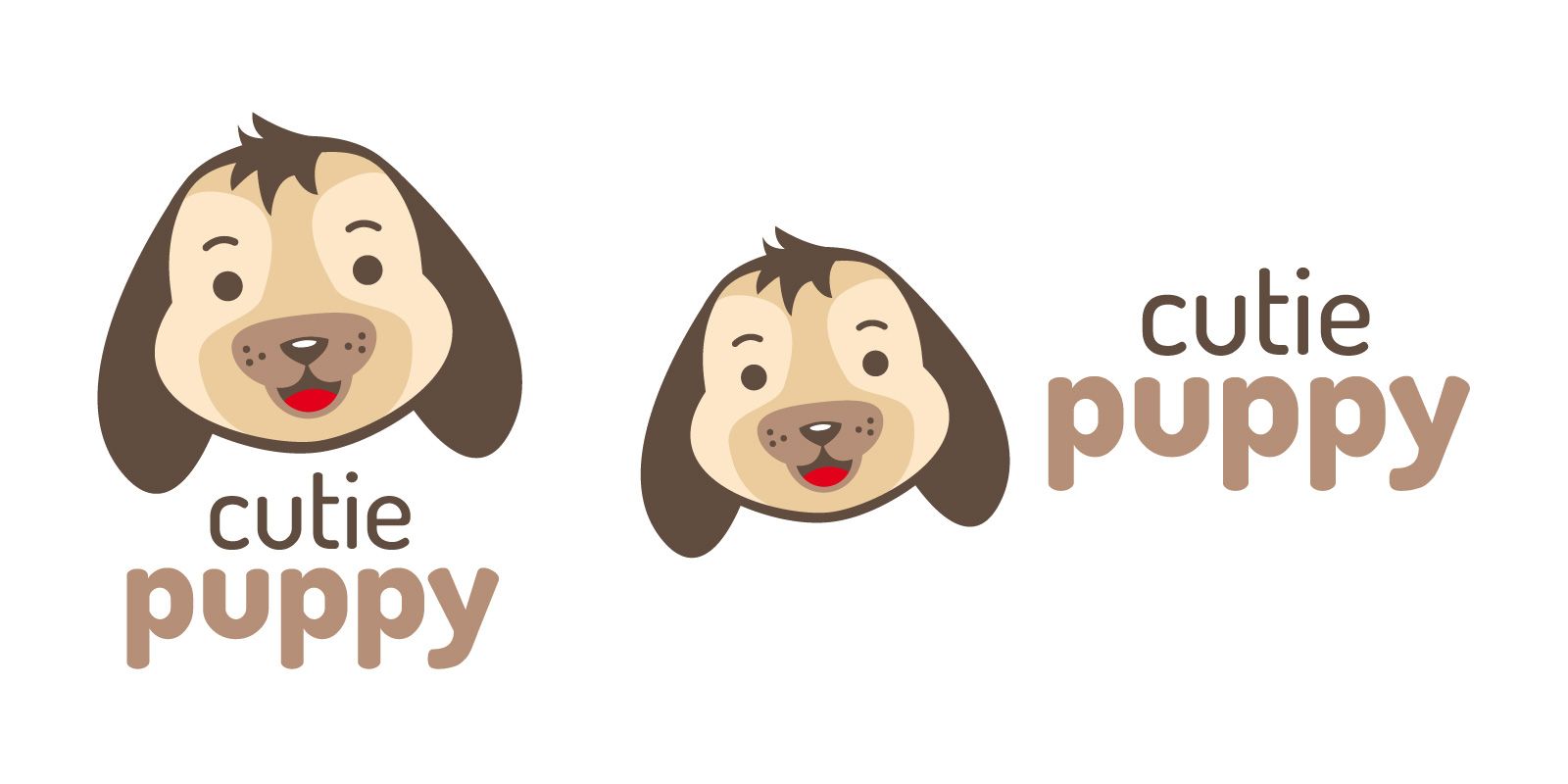Cutie Puppy Logo by Doghead | Codester
