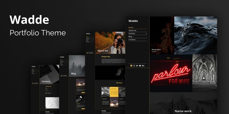 Wadde Portfolio WordPress Theme