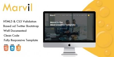 Marvil - One Page Multipurpose Template