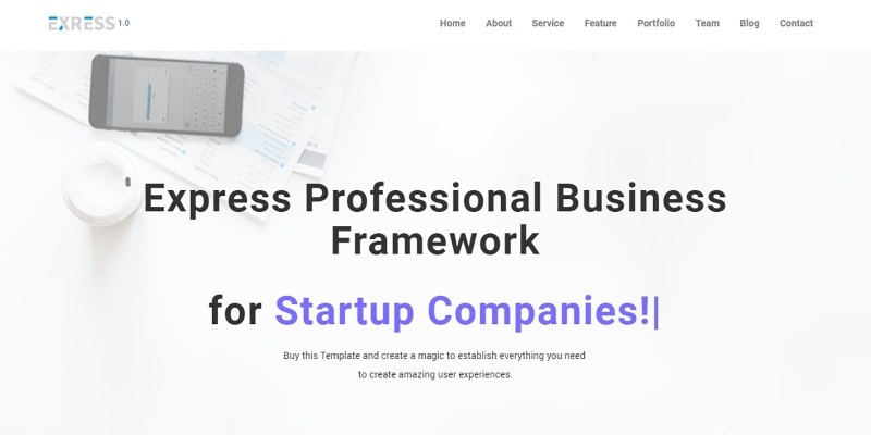 Express Agency HTML Template