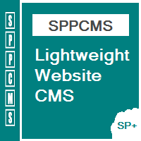 SPPcms - Lightweight Website CMS