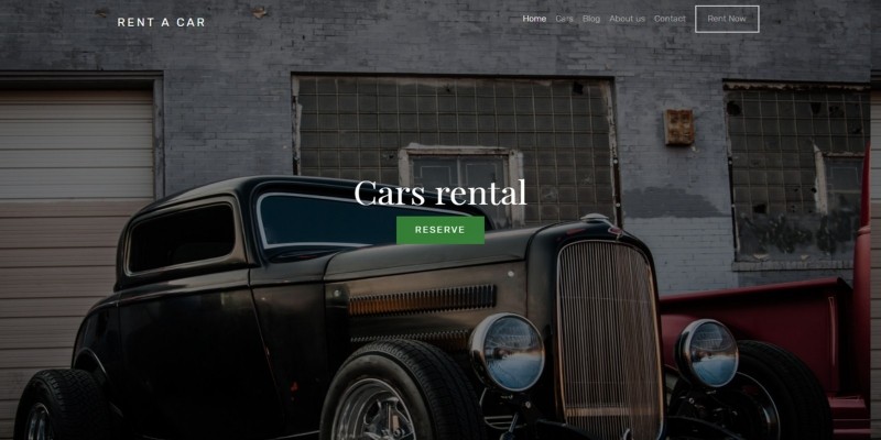 Car Rent HTML Template