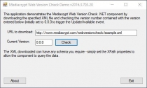 Mediacrypt WebVersionCheck .NET Screenshot 1