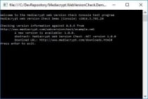 Mediacrypt WebVersionCheck .NET Screenshot 2
