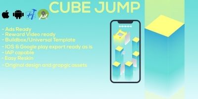 Cube Jump Buildbox Template