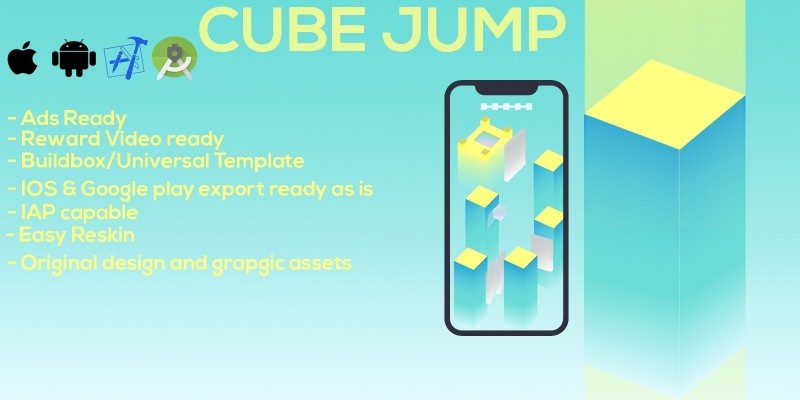 Cube Jump Buildbox Template