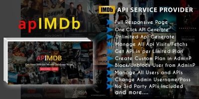 apIMDb - Internet Movie Database API