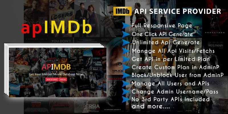 apIMDb - Internet Movie Database API