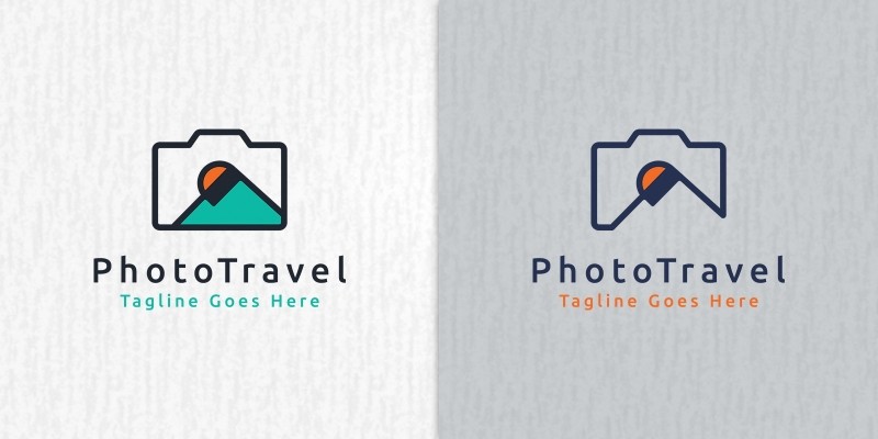 Photo Travel Logo Template