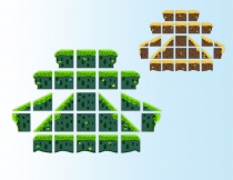 Plat former Tile sets Game BG 03 Screenshot 2