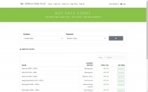 Buy Easy Coins - SPPCMS Plugin Screenshot 1