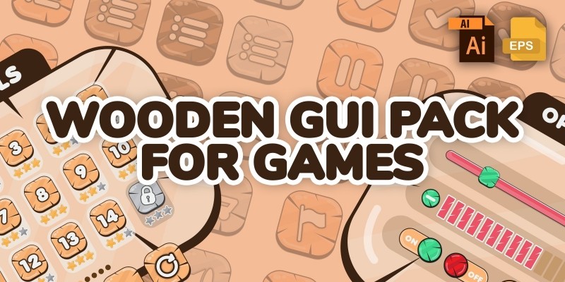Wooden Theme GUI Pack