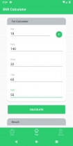BMI Calculator - Android Source Code Screenshot 4