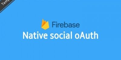 Firebase Social oAuth Sign Up For Ionic 4