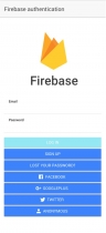 Firebase Social oAuth Sign Up For Ionic 4 Screenshot 3