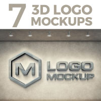 3D Logo Mockup