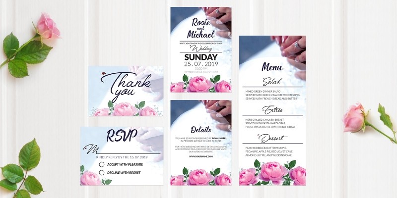 Wedding Invitation Set