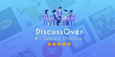 DiscussOver - Debate Platform Script
