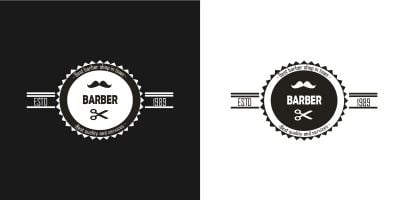 Barber Logo Template