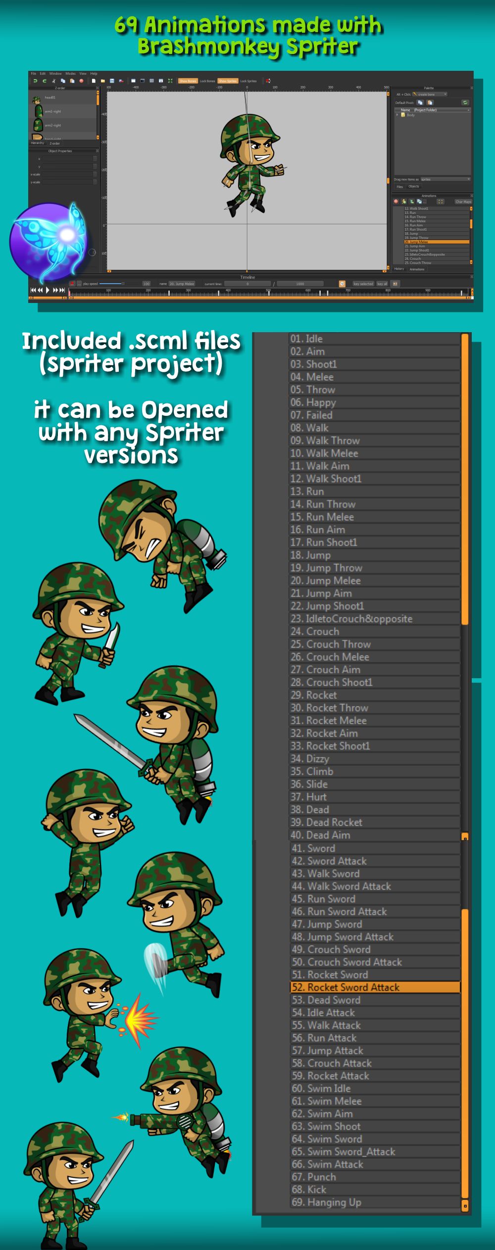 GREEN) Destiny Hunter sprite-sheet for Stream Avatars - Arec's Ko