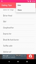 Dating Tips - Android App Source Code Screenshot 6