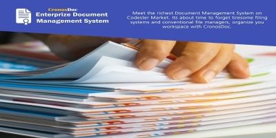 CronoDoc Electronic Document Management System PHP