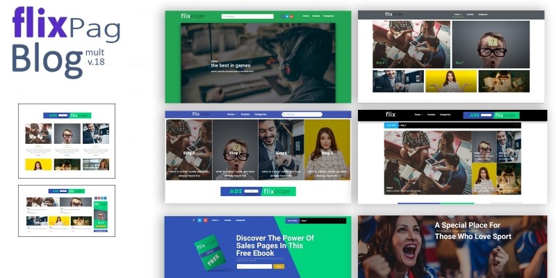 Flixpag Blog - WordPress Theme