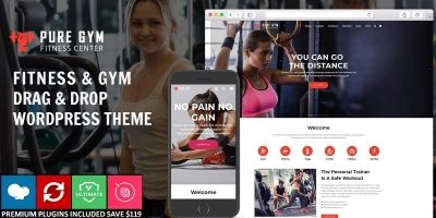PureGym - Gym Fitness WordPress Theme