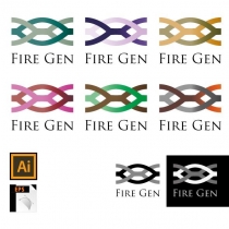 Logo Template Fire Gen Screenshot 2