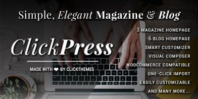 Click Press - Magazine WordPress Theme