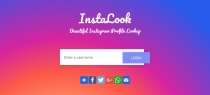 InstaLook - Instagram Profile Lookup Script Screenshot 1