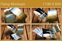 Flying Mobile Screen Mockups Screenshot 2