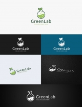 Green Lab Logo Template Screenshot 1