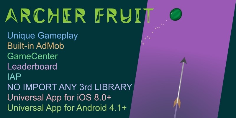 Archer Fruit - Unity Source Code