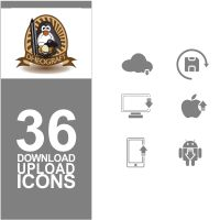 36 Download And Upload Icons