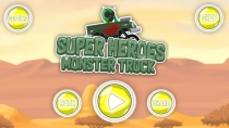 Super Heroes Monster Truck - Buildbox Template Screenshot 1