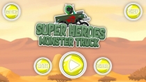 Super Heroes Monster Truck - Buildbox Template Screenshot 1