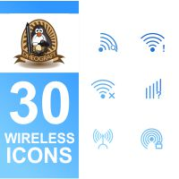 30 Wireless Icons