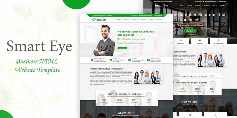 Smart Eye Business HTML Website Template