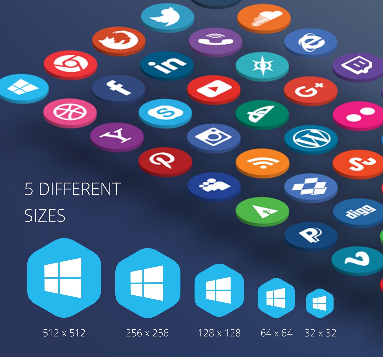 Social Media Icon Pack By Harish1026 Codester