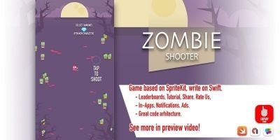 Zombie Shooter - iOS Source Code