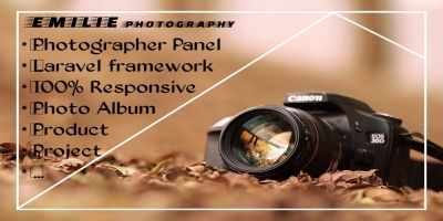 Emilie - Photographer Portal PHP